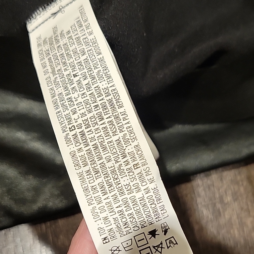 ❤️ FOREVER 21 VEGAN LEATHER HIGH RISE SKINNY ANKLE SIDE ZIP PANTS, LARGE - Picture 3 of 4